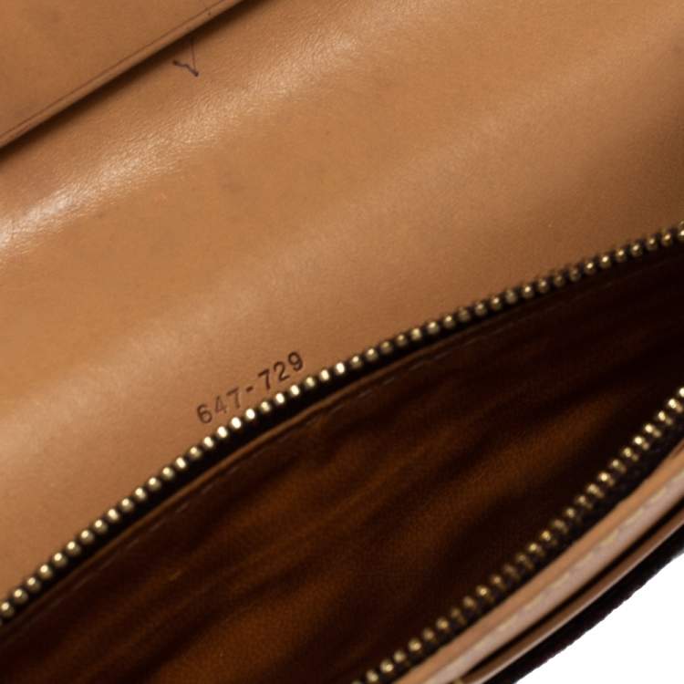 Pre Owned Etro Brown Paisley Print Coated Canvas Continental Wallet
