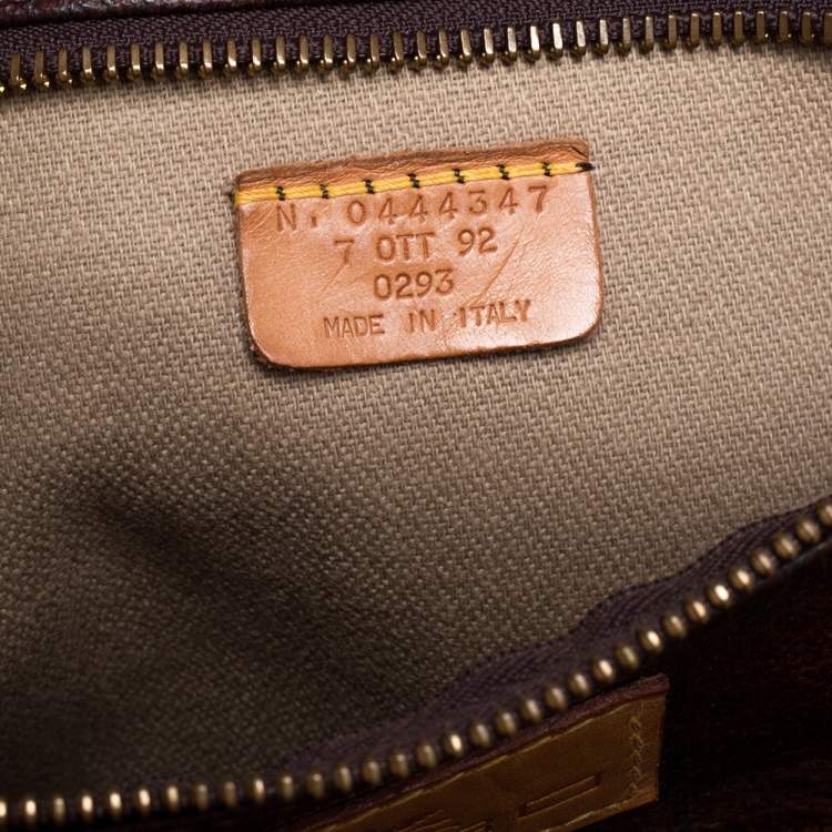 Pre Owned Etro Paisley Coated Canvas and Leather Weekender Duffel Bag