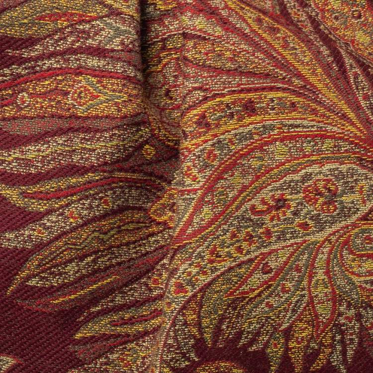 Pre Owned Etro Multicolor Paisley Canvas and Velvet Zip Detail Hobo