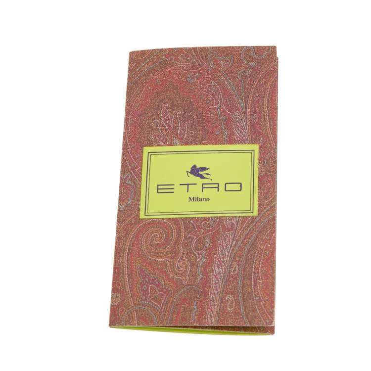 Pre Owned Etro Multicolor Paisley Print Coated Canvas and Lizard Embossed Leather Tote