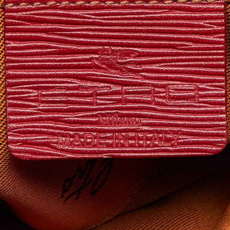 Pre Owned Etro Multicolor Paisley Print Coated Canvas and Leather Top Handle Bag