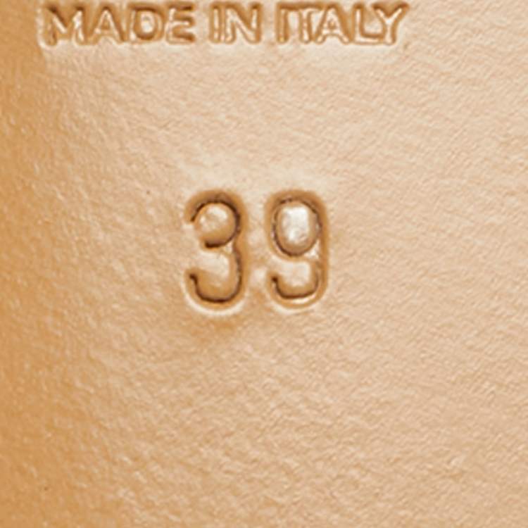 Pre Owned Etro Black Leather Slip On Slide Sandals Size 39