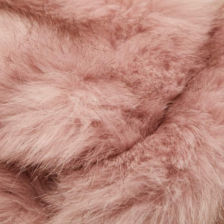 Pre Owned Eugenia Kim Pink Pink Faux Fur Trapper Hat S