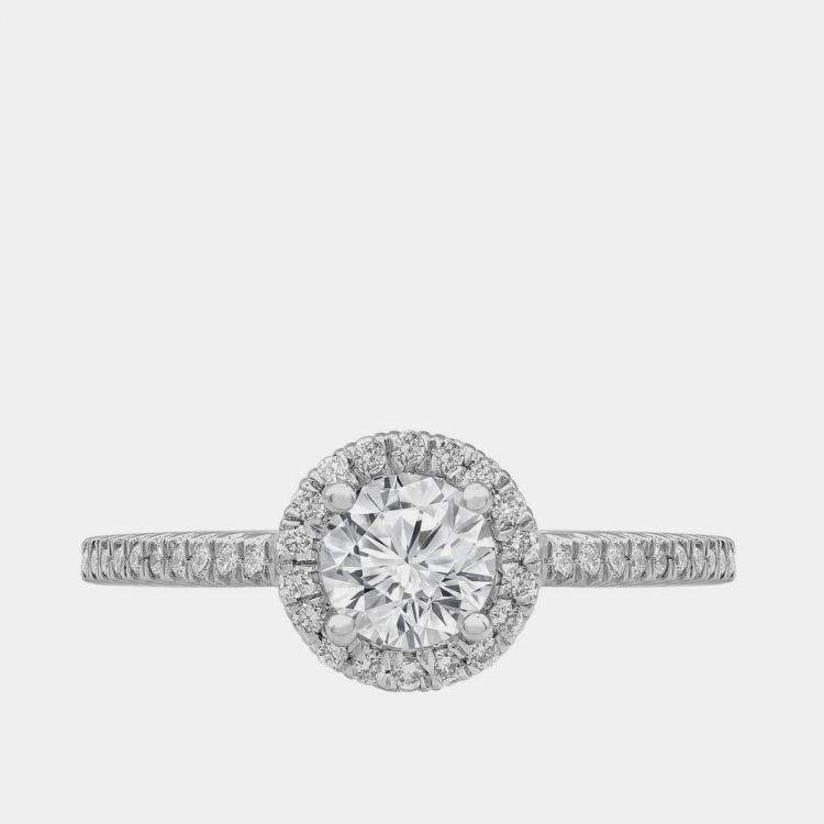 Pre Owned 1.01ct 14k White Gold Lab Grown Diamond Engagement Ring