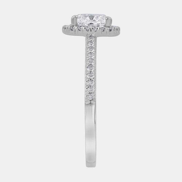Pre Owned 1.05ct 14k White Gold Lab Grown Diamond Engagement Ring