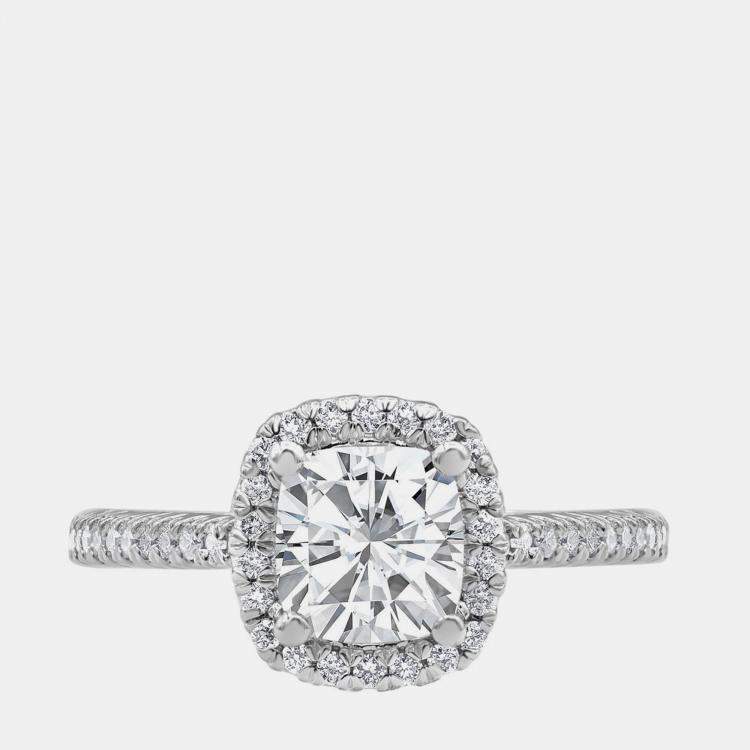 Pre Owned 1.05ct 14k White Gold Lab Grown Diamond Engagement Ring