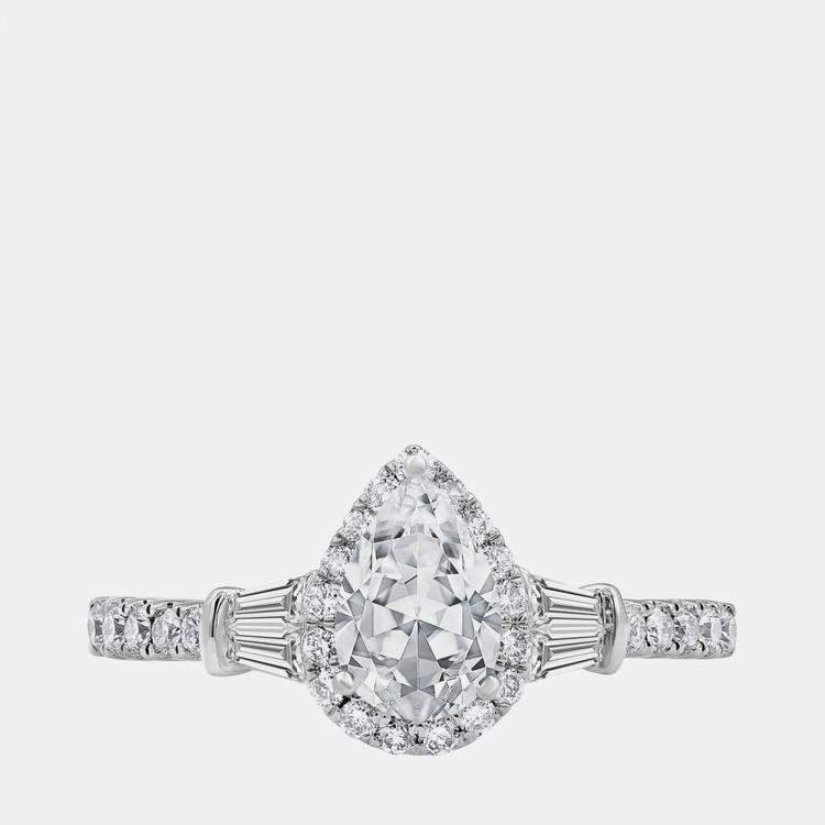 Pre Owned 1.25ct 14k White Gold Lab Grown Diamond Engagement Ring