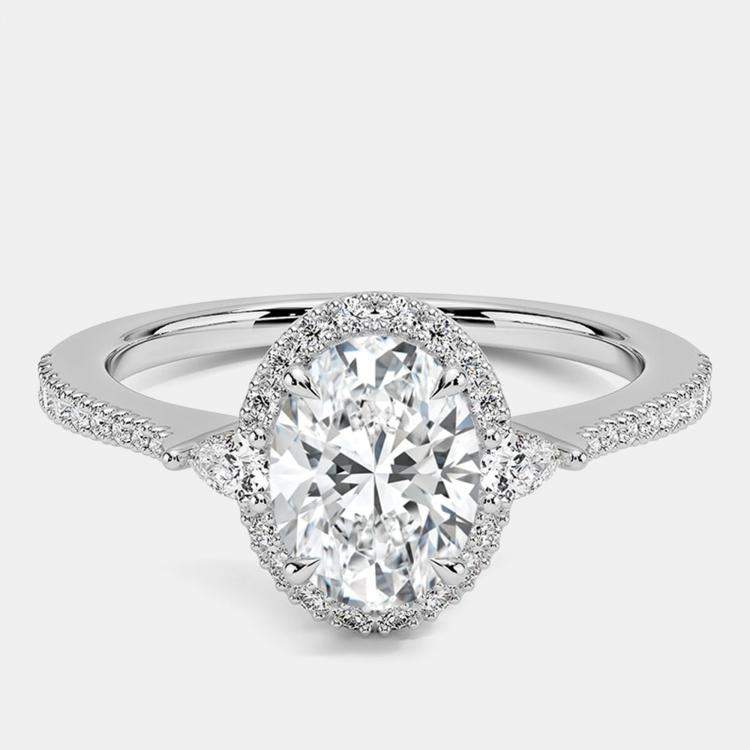 Pre Owned 2ct 14k White Gold Lab Grown Diamond Engagement Ring