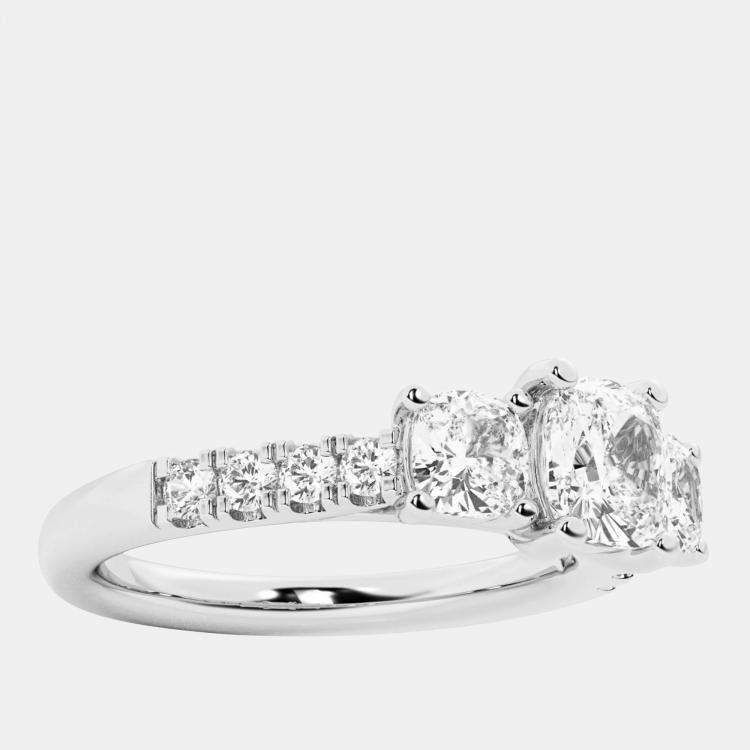 Pre Owned 2ct 14k White Gold Lab Grown Diamond Engagement Ring