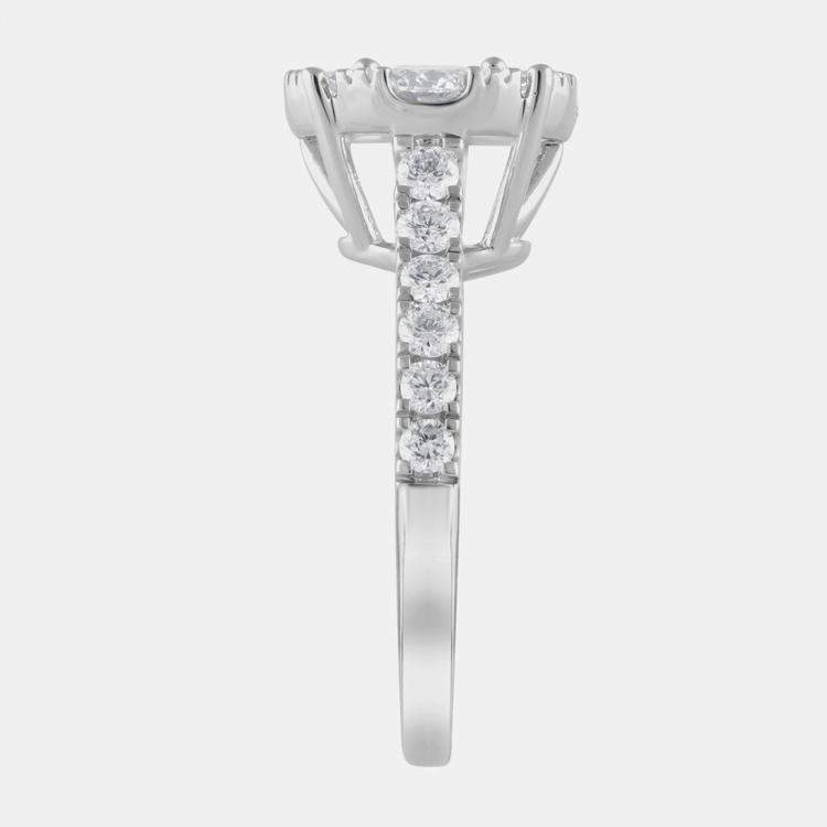 Pre Owned 2.01ct 14k White Gold Lab Grown Diamond Engagement Ring