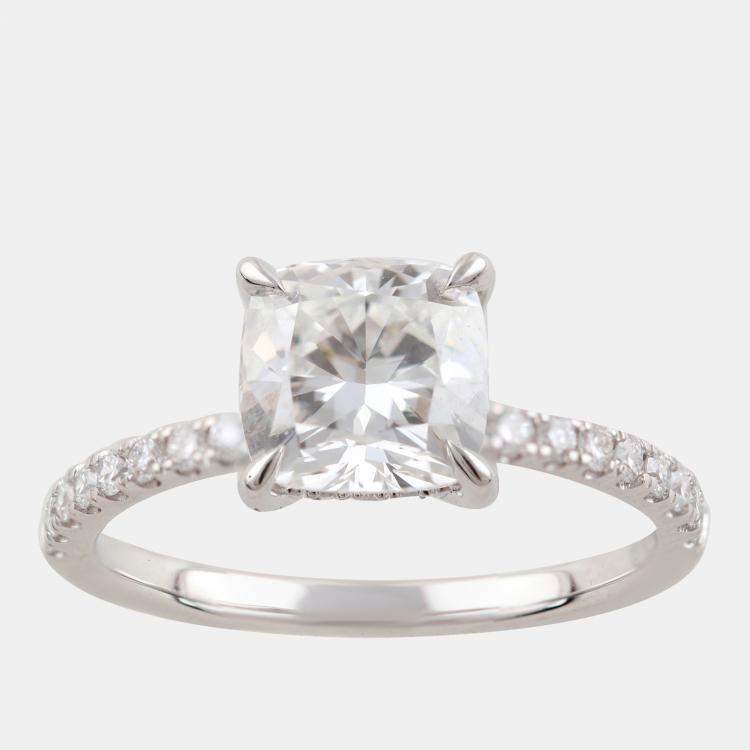 Pre Owned 2.23ct 14k White Gold Lab Grown Diamond Engagement Ring