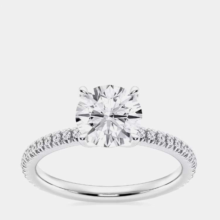 مملوكة مسبقًا 2.23ct 14k White Gold Lab Grown Diamond Engagement Ring
