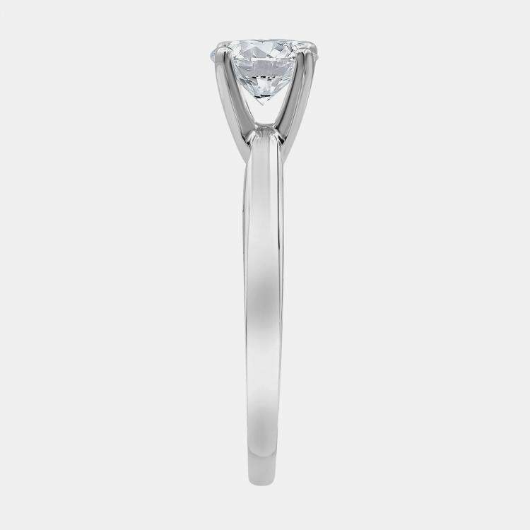 Pre Owned 0.54ct 14k White Gold Lab Grown Diamond Solitaire Ring