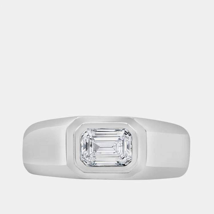 Pre Owned 1.5ct 14k White Gold Lab Grown Diamond Solitaire Ring