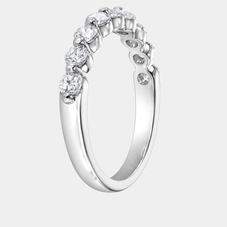 Pre Owned 0.5ct 14k White Gold Lab Grown Diamond Band