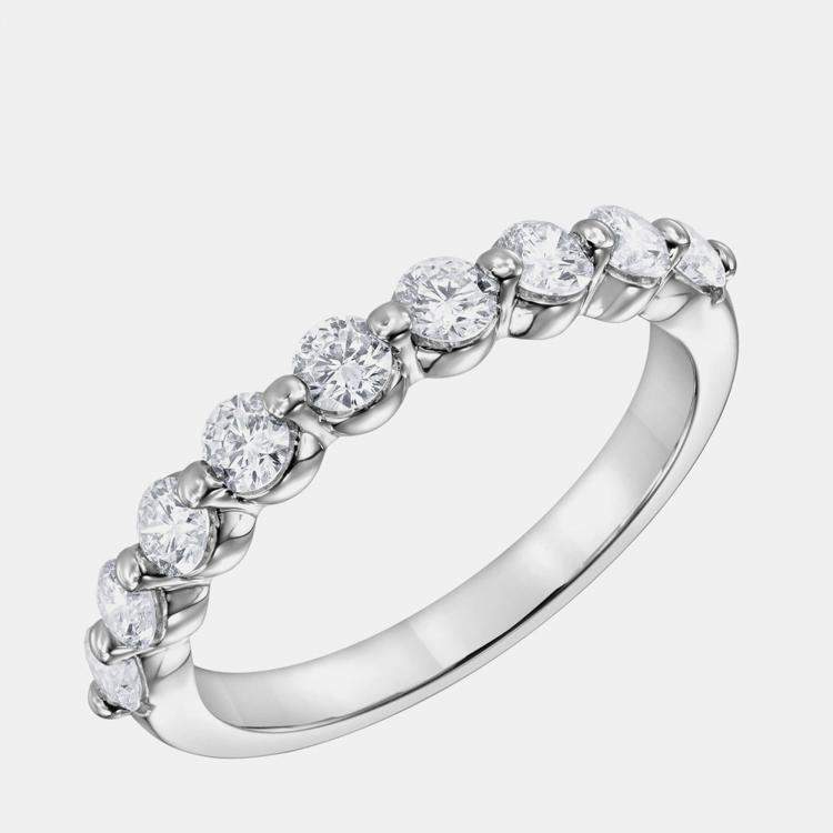 Pre Owned 0.5ct 14k White Gold Lab Grown Diamond Band