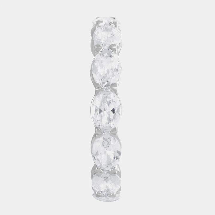 Pre Owned 3.91ct 14k White Gold Lab Grown Diamond Eternity Band