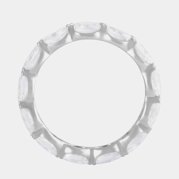 Pre Owned 3.91ct 14k White Gold Lab Grown Diamond Eternity Band