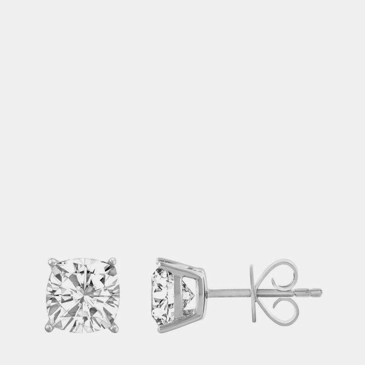 مملوكة مسبقًا 1.95ct 14k White Gold Lab Grown Diamond Basic Stud Earring