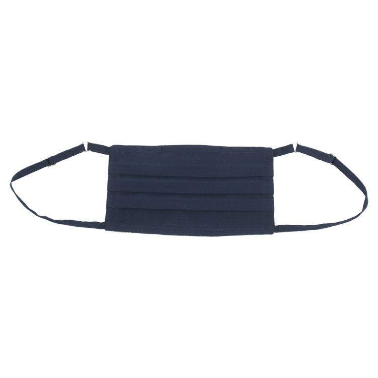Pre Owned Collars & Cuffs Non-Medical Handmade Blue Paisley Face Mask (Available for UAE Customers Only)