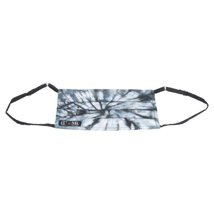 Pre Owned Non-Medical Handmade Black Tie Dye Face Mask By Mr. Moudz Collection (Available for UAE Customers Only)