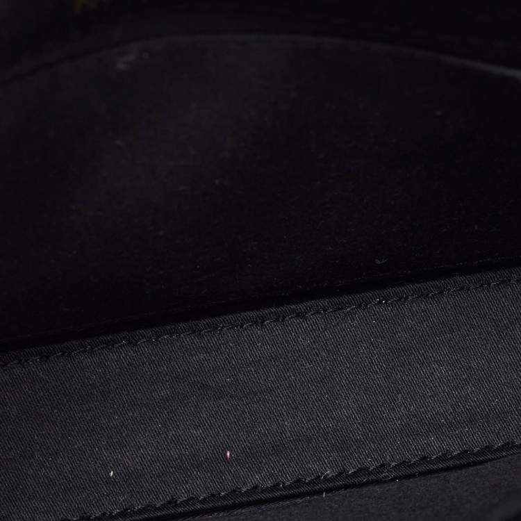 Pre Owned Faure Le Page Black Coated Canvas and Leather Calibre 21 Top Handle Bag