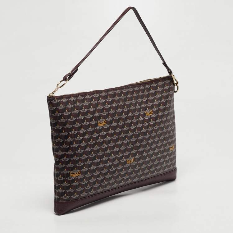 مملوكة مسبقًا Faure Le Page Ivress Red Coated Canvas Pochette Zip 33