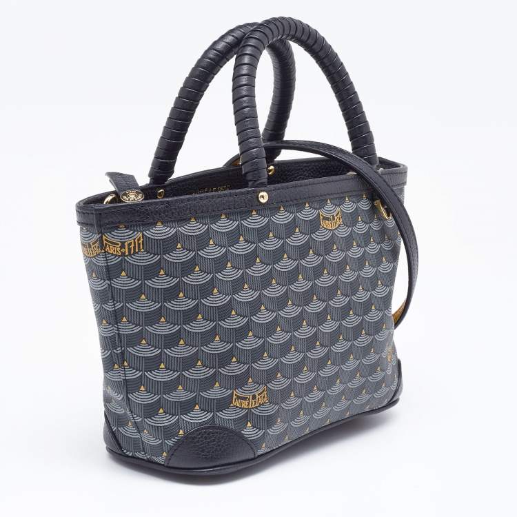Pre Owned Faure Le Page Black Coated Canvas and Leather Daily Battle 19 Crossbody Bag