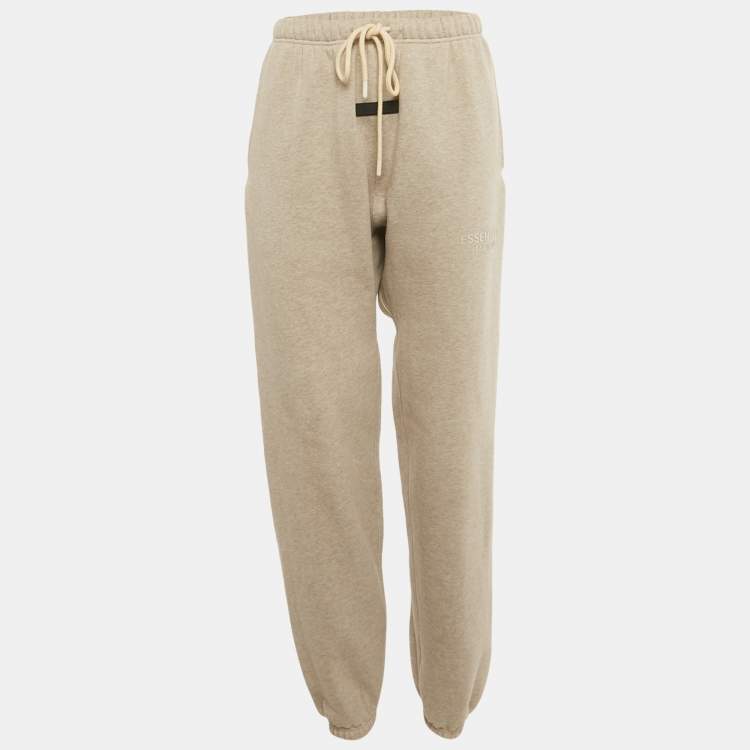 Pre Owned Essentials Fear of God Beige Cotton Sweatpants XS
