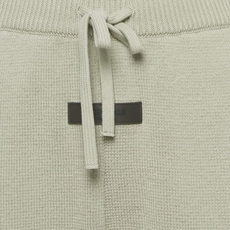Pre Owned Essentials Fear of God Green Milano Knit Sweatpants S