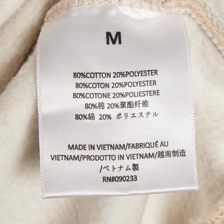 Pre Owned Essentials Fear of God Beige Cotton Hoodie M