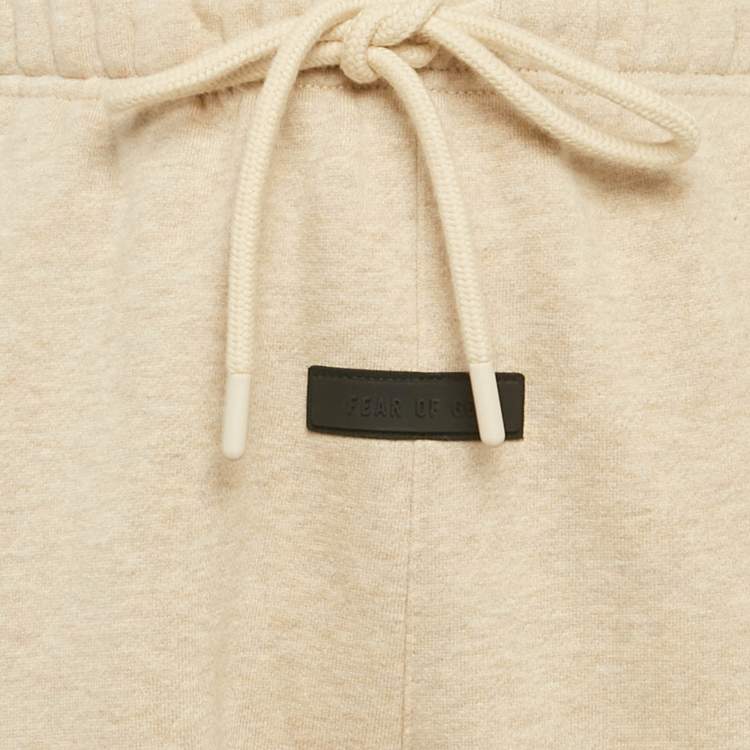 Pre Owned Essentials Fear of God Beige Cotton Sweatpants L