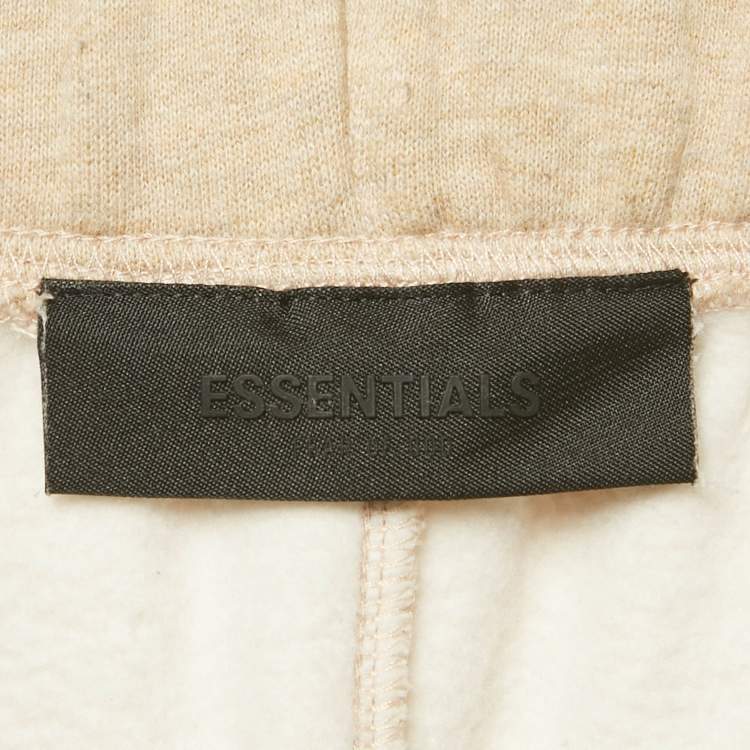 Pre Owned Essentials Fear of God Beige Cotton Sweatpants L