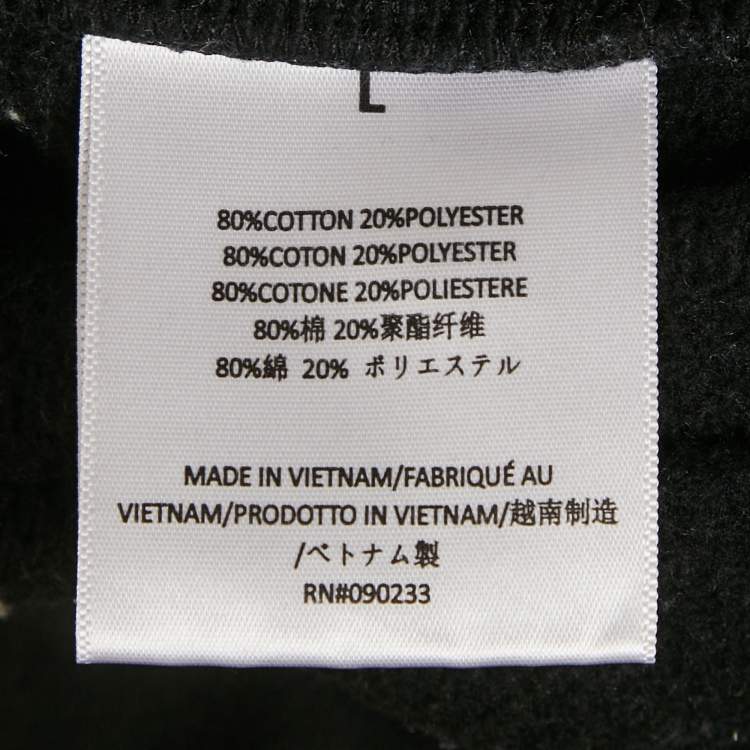 Pre Owned Essentials Fear of God Black Cotton Sweatpants L