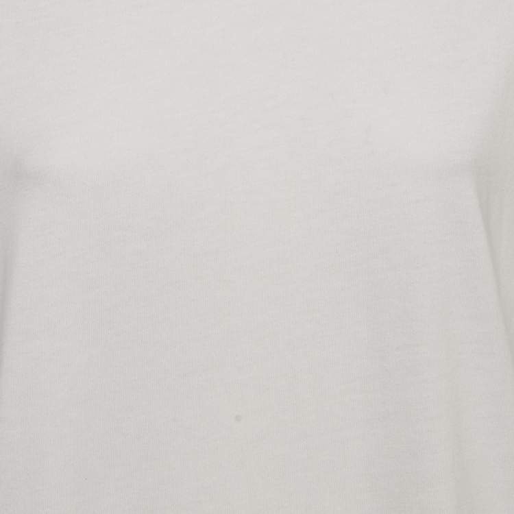 Pre Owned Essentials Fear of God White Jersey Oversized T-Shirt M