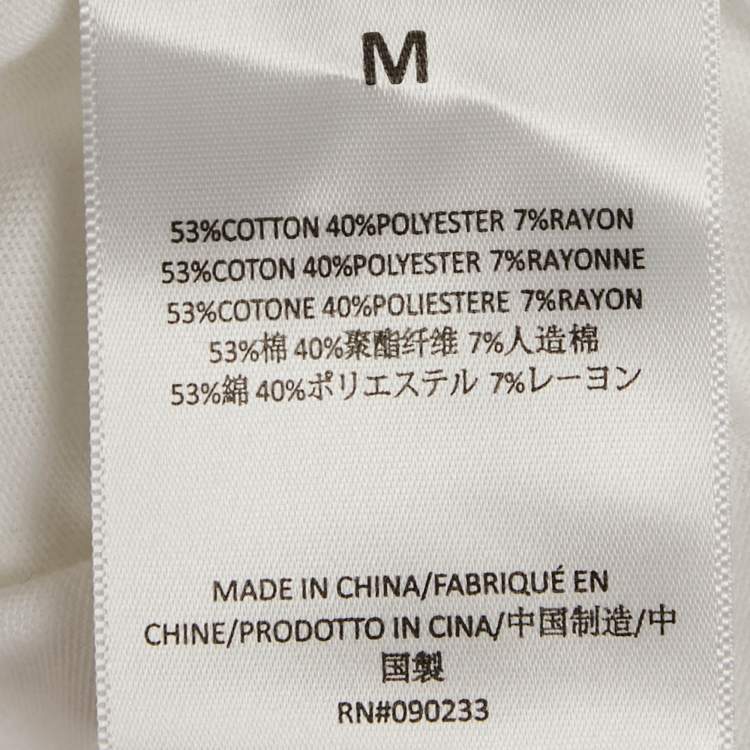 Pre Owned Essentials Fear of God White Jersey Oversized T-Shirt M