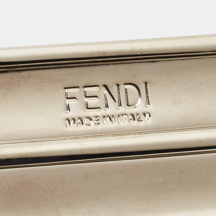 مملوكة مسبقًا Fendi Pico Peekaboo Bag Charm Red Leather and Metal