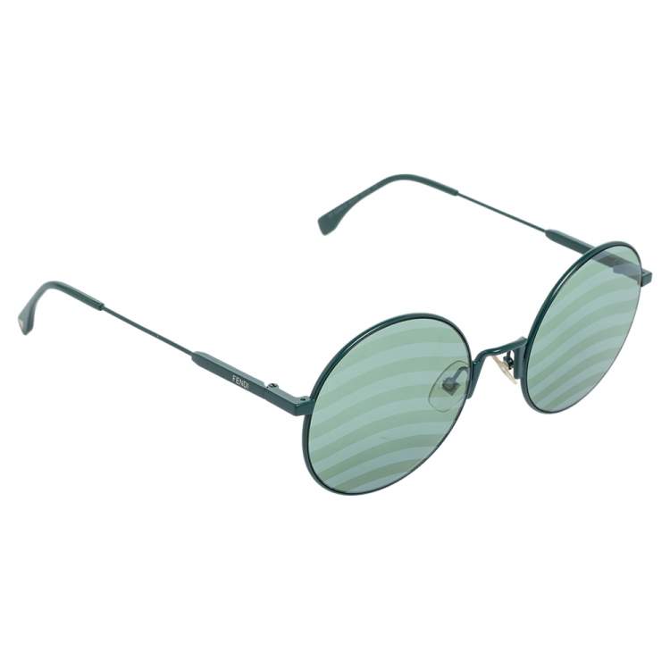 fendi 53mm round ff sunglasses