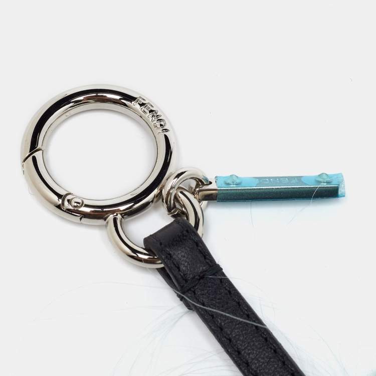 Pre Owned Fendi Multicolor Fur Funky Monster Bug Bag Charm