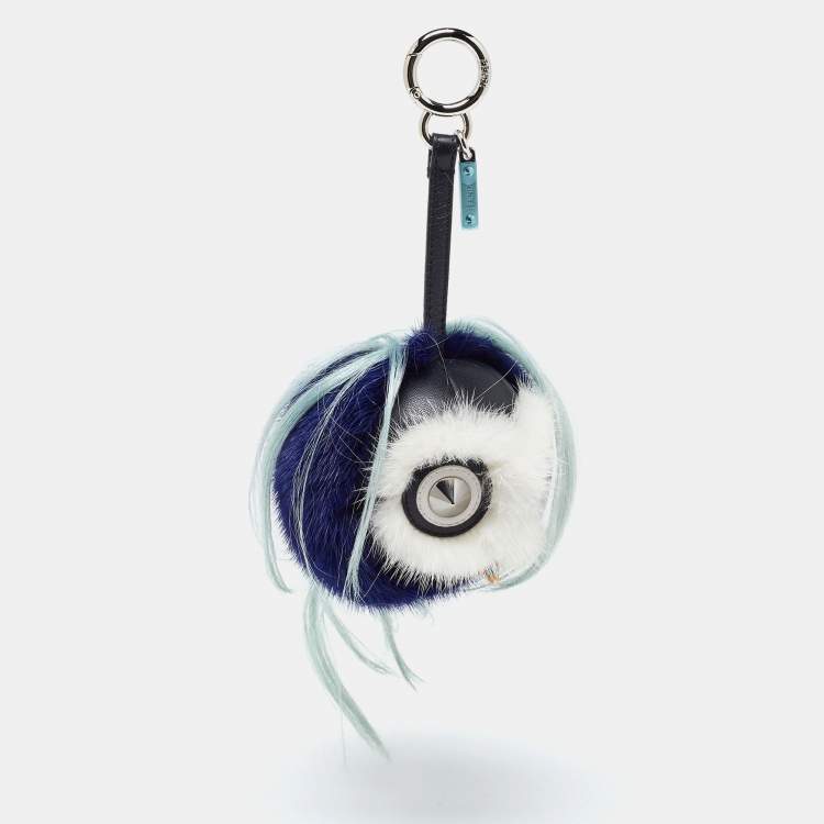 Pre Owned Fendi Multicolor Fur Funky Monster Bug Bag Charm
