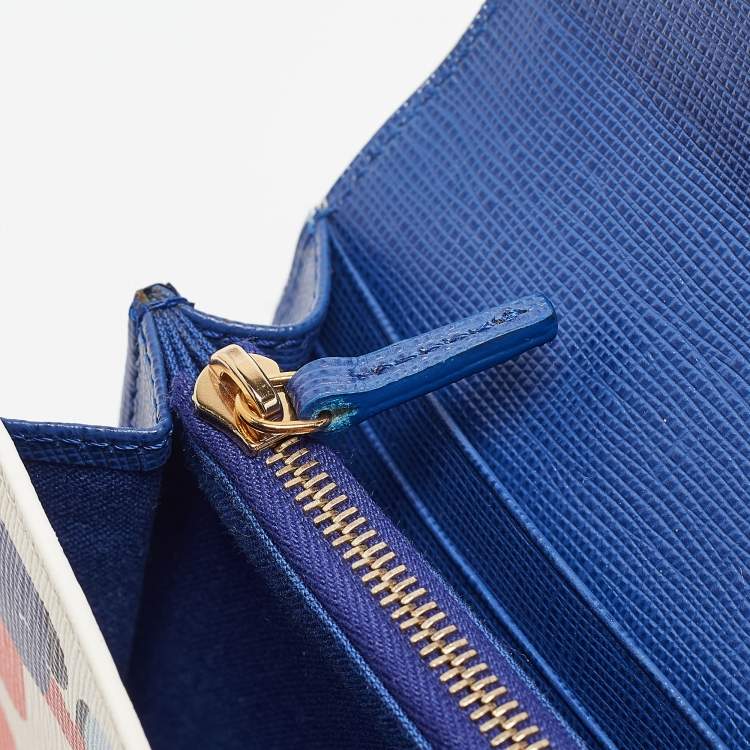 Pre Owned Fendi Multicolor Leather Crayons Continental Wallet 