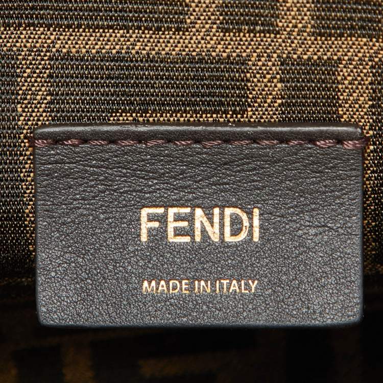 Pre Owned Fendi Pink Leather Fendi First Clutch