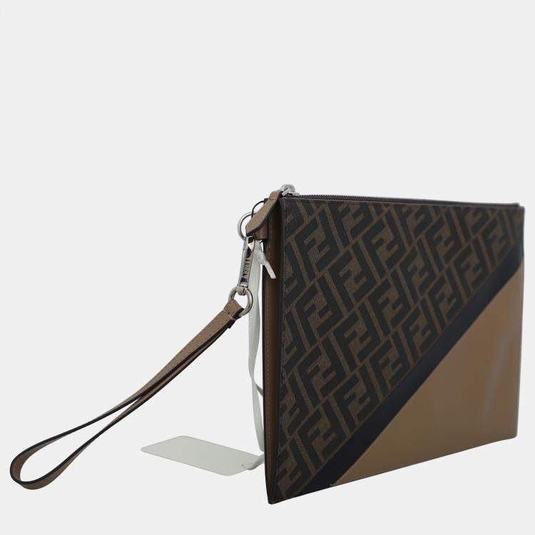 Fendi flat clutch best sale