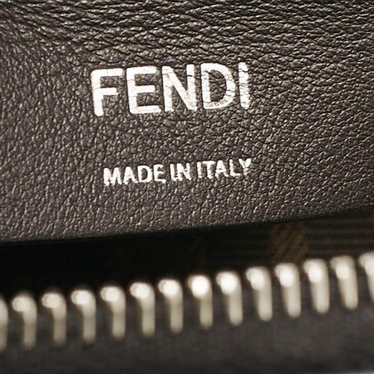 Pre Owned Fendi Black Leather Mini By The Way Boston Bag