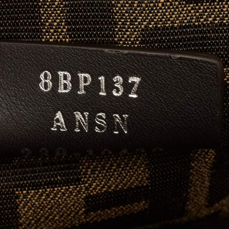 Pre Owned Fendi Brown Patent Leather Midi First Bag