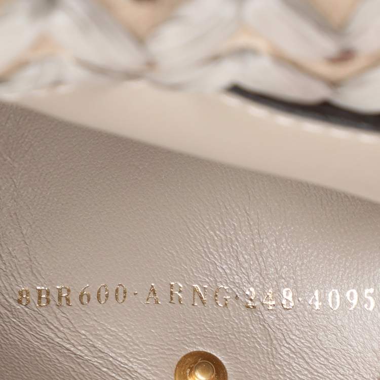 Pre Owned Fendi Grey Raffia and Leather Baguette Bag