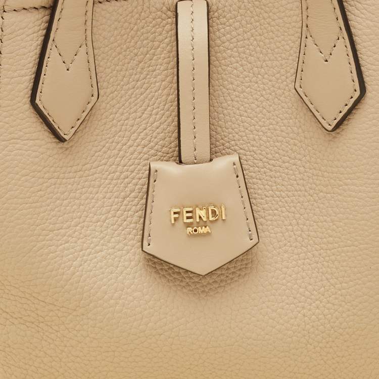 Pre Owned Fendi Tricolor Leather Mini Origami Bag
