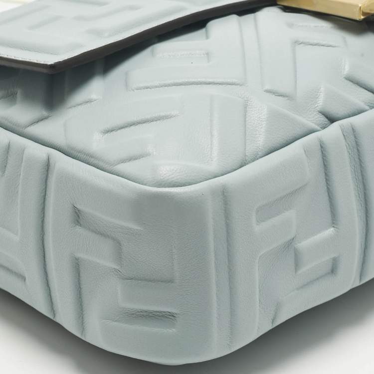 Pre Owned حقيبة باغيت فندي زوكا توتون وسط قماش جاكار