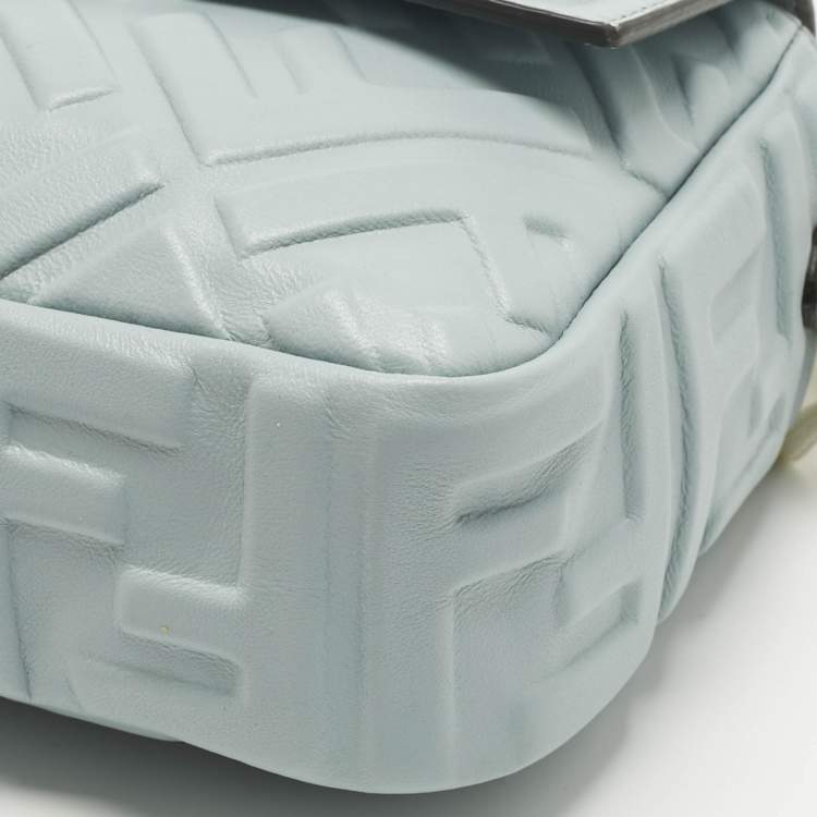 Pre Owned حقيبة باغيت فندي زوكا توتون وسط قماش جاكار