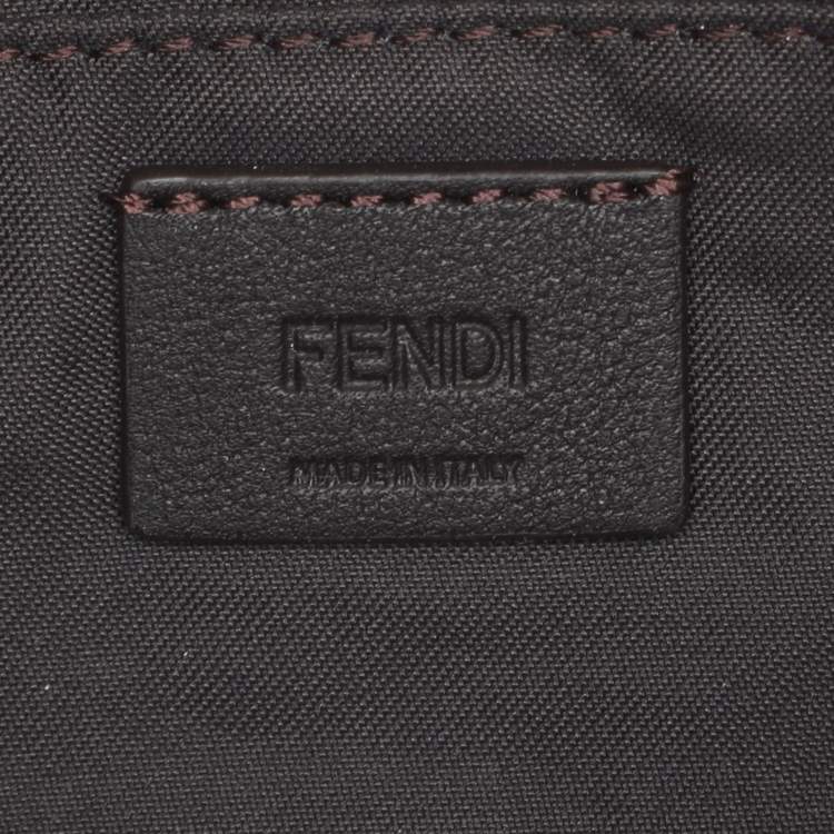 Pre Owned حقيبة باغيت هاتف مخمل زوكينو بيج فندي